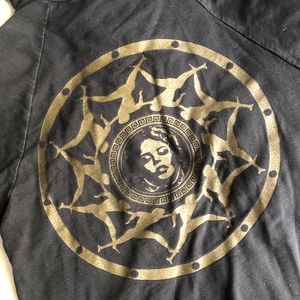 Kylie Minogue American Apparel Black & Gold Hoodie